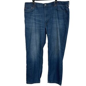 Levi's 541 Athletic Fit Taper 42x30 (Actual 29) Stretch Denim Blue Jeans Medium